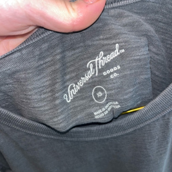 Universal Thread Gray Flutter Maxi Dress - Picture 2 of 4